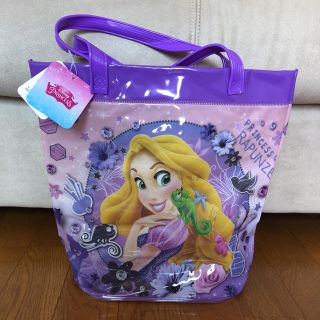 ディズニー(Disney)の新品 ディズニープリンセス ラプンツェル プールバック 女の子(キャラクターグッズ)