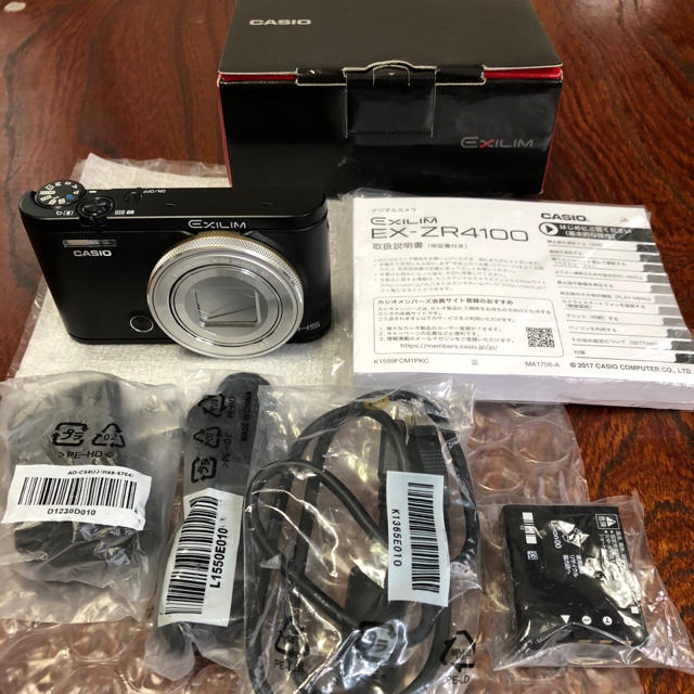 カシオ デジタルカメラ「EXILIM ZR4100」EX-ZR4100-BK centrorenovo.com.br