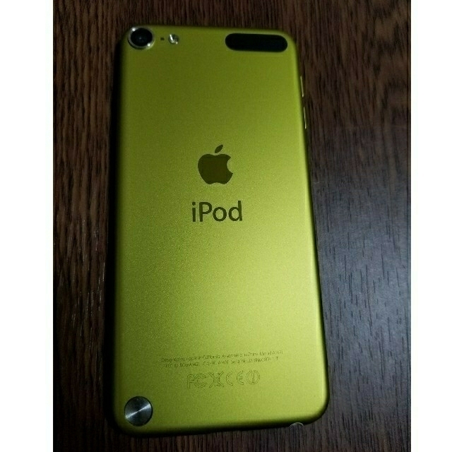 iPod touch(アイポッドタッチ)のiPod touch　64GB イエロー　第5世代 スマホ/家電/カメラのオーディオ機器(ポータブルプレーヤー)の商品写真