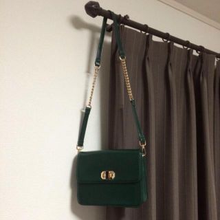 ムルーア(MURUA)のムルーア★フェイクレザーBAG グリーン(ショルダーバッグ)