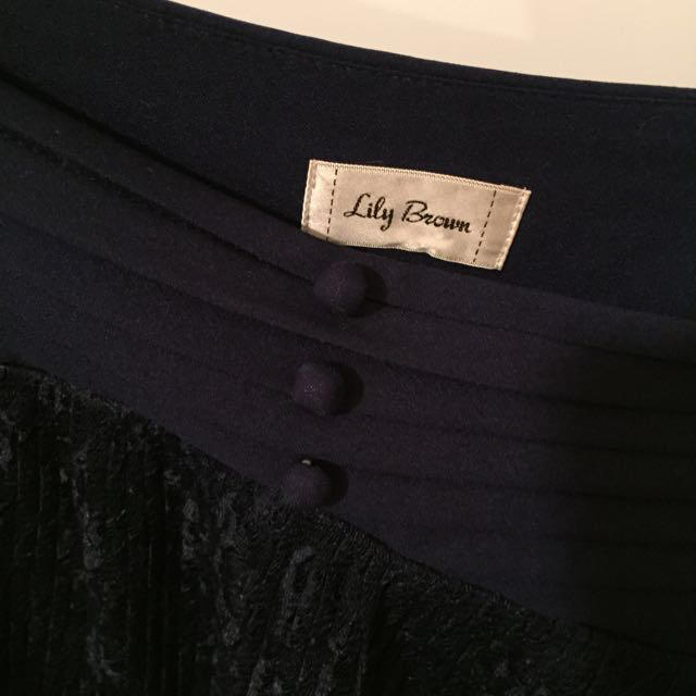 Lily Brown(リリーブラウン)のロングレーススカート レディースのスカート(ロングスカート)の商品写真