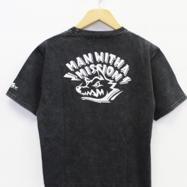 MAN WITH A MISSION(マンウィズアミッション)のMAN WITH A MISSION  ハードウォッシュ ブリーチ Tシャツ  エンタメ/ホビーのタレントグッズ(ミュージシャン)の商品写真