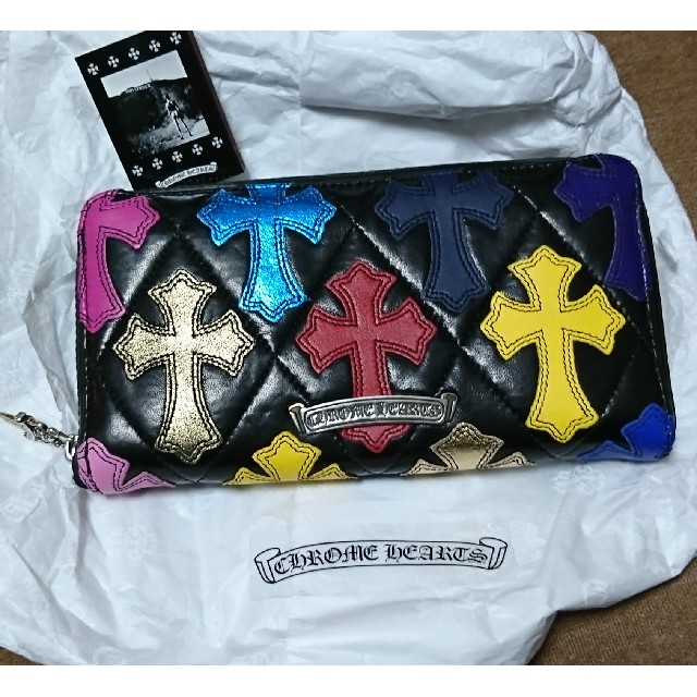 Chrome Hearts(クロムハーツ)のCHROME HEARTS クロムハーツ マルチカラー ウォレット 財布 メンズのファッション小物(長財布)の商品写真