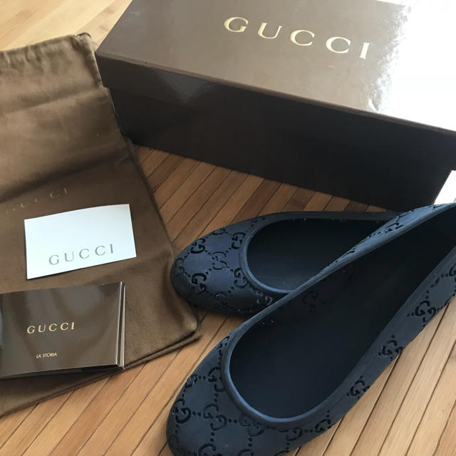 Gucci(グッチ)の☺︎プロフ必読☺︎様専用GUCCI  ラバーシューズ レディースの靴/シューズ(バレエシューズ)の商品写真