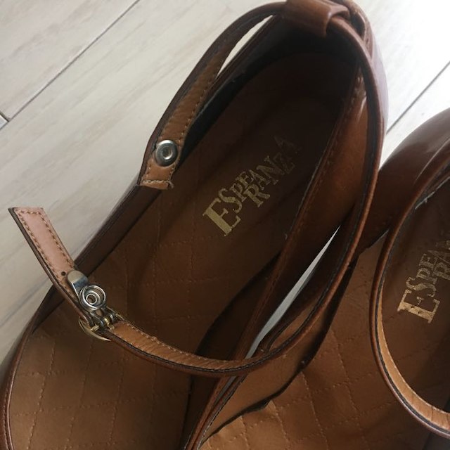 ESPERANZA(エスペランサ)のブラウンローファー23㎝ エスペランサ レディースの靴/シューズ(ハイヒール/パンプス)の商品写真