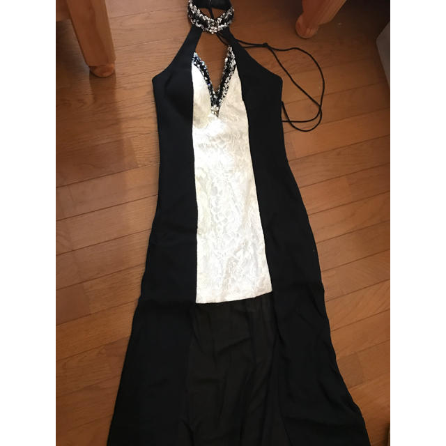 IRMA 高級前ミニロングドレス アゲハ系 レディースのフォーマル/ドレス(ナイトドレス)の商品写真