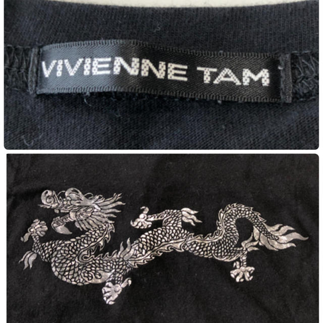 VIVIENNE TAM(ヴィヴィアンタム)のVIVIENNE TAM ドラゴンTシャツ  送料込み レディースのトップス(Tシャツ(半袖/袖なし))の商品写真