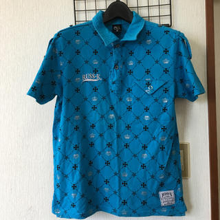 ラスケー(RUSS・K)のRUSS・K ポロシャツ ブルー Mサイズ(シャツ)