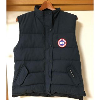 カナダグース(CANADA GOOSE)のカナダグース ダウンベスト ネイビー(ダウンベスト)