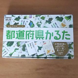 ガッケン(学研)の都道府県かるた(知育玩具)