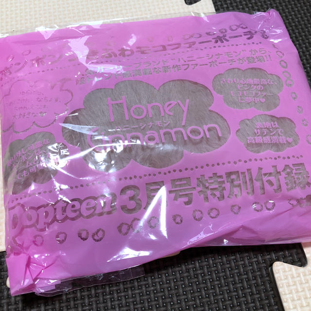 Honey Cinnamon(ハニーシナモン)のhoney cinnamon ピンクポーチ レディースのファッション小物(ポーチ)の商品写真