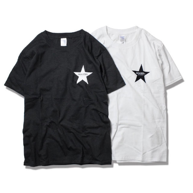 Ron Herman(ロンハーマン)のDrawing STAR Tシャツ スター ロンハーマン キムタク着 L メンズのトップス(Tシャツ/カットソー(半袖/袖なし))の商品写真