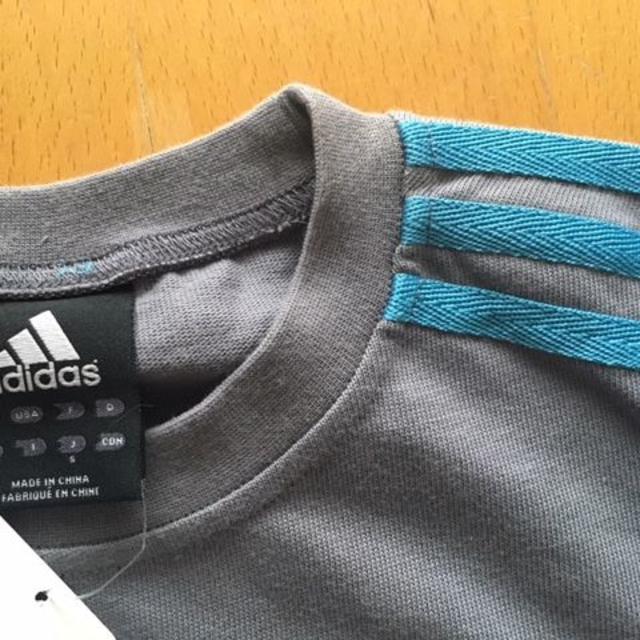 adidas(アディダス)の【未使用】Adidas🌟　グレー半袖Tシャツ　S（レディスMサイズ） メンズのトップス(Tシャツ/カットソー(半袖/袖なし))の商品写真