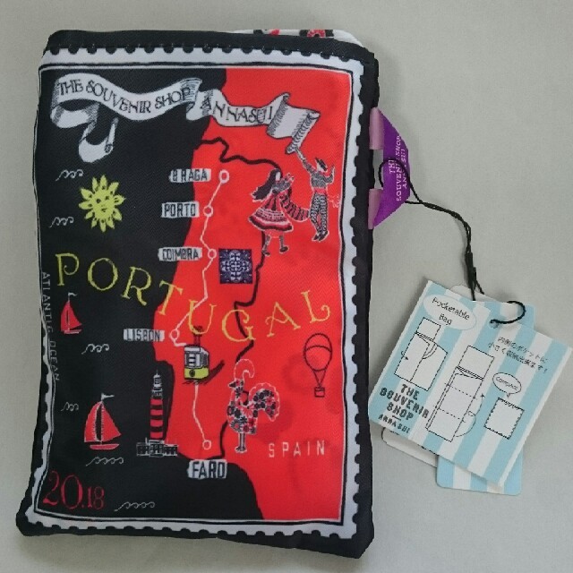 ANNA SUI(アナスイ)の新品アナスイ　スーベニアショップ★コンパクトに折りたためるエコバッグ★ポルトガル レディースのバッグ(エコバッグ)の商品写真