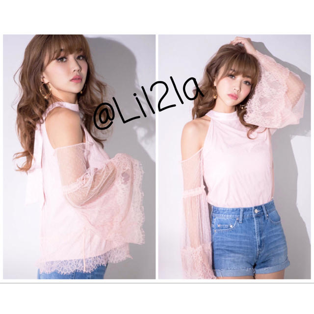 ♡レア♡完売品♡eimy istoire♡バックリボンドットチュールブラウス