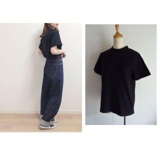 アーバンリサーチ(URBAN RESEARCH)のアーバンリサーチ・ベーシックTシャツ・黒・クルーネック(Tシャツ(半袖/袖なし))