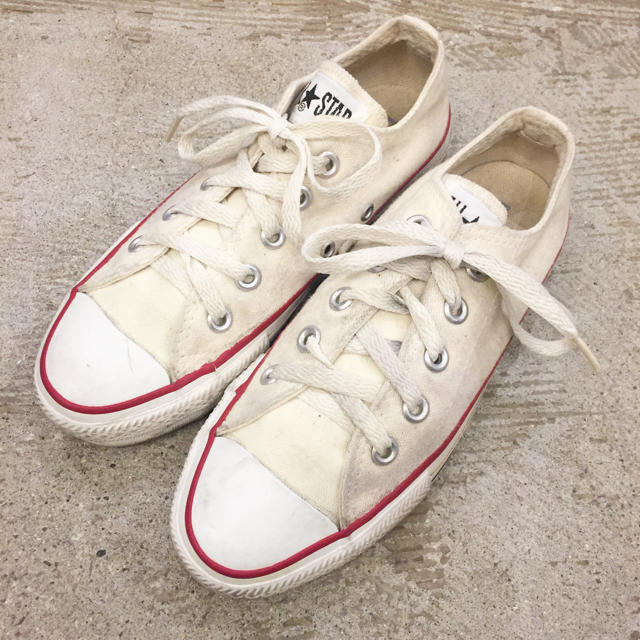 USA製 90s CONVERSE オールスター 9 27.5cm 生成り