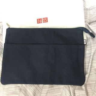 ユニクロ(UNIQLO)の新品未使用♡ユニクロ バッグインバッグ ネイビー UNIQLO ノベルティ(ノベルティグッズ)