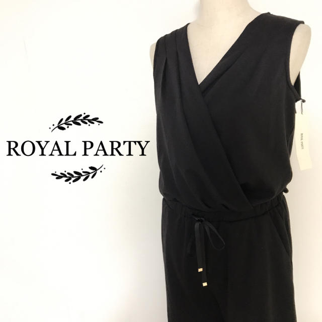 ROYAL PARTY(ロイヤルパーティー)のみほ様 専用 ROYAL PARTY カシュクール オールインワン レディースのパンツ(オールインワン)の商品写真