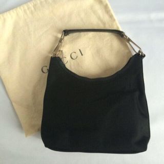 グッチ(Gucci)のGUCCI ナイロン×レザーミニbag(トートバッグ)