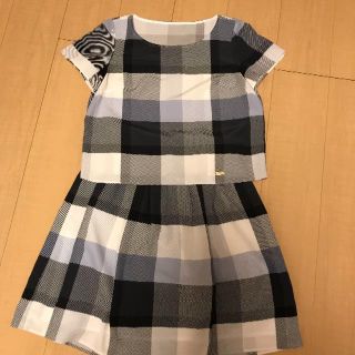 バーバリーブルーレーベル(BURBERRY BLUE LABEL)のブルーレーベル クレストブリッジセットアップワンピース(カットソー(半袖/袖なし))