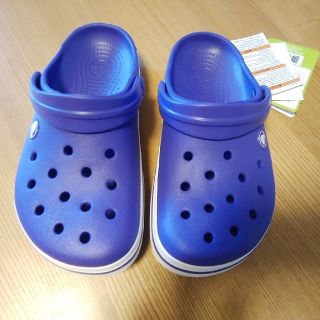 クロックス(crocs)のn.様専用★クロックス★crocs★クロックバンド　w6 紫★タグ付き未使用★(サンダル)