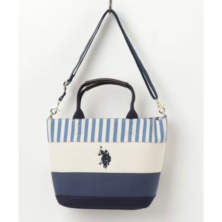 ポロラルフローレン(POLO RALPH LAUREN)の【りさやんさん専用】ユーエスポロアッスン ワイドボーダーストライプ(トートバッグ)