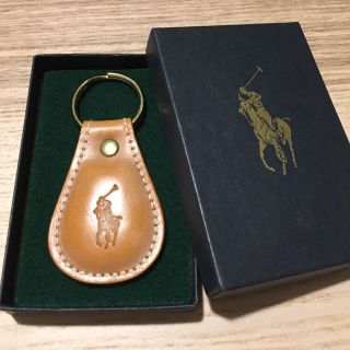 ポロラルフローレン(POLO RALPH LAUREN)の未使用 ラルフローレン革製キーホルダー(キーホルダー)