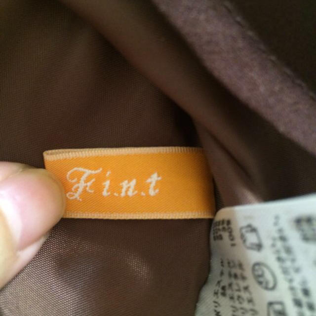 F i.n.t(フィント)の茶チェックのスカート レディースのスカート(ミニスカート)の商品写真