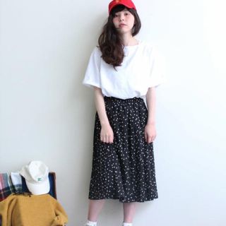 ドットアンドストライプスチャイルドウーマン(Dot&Stripes CHILDWOMAN)のchild woman  ドット プリーツスカート(ひざ丈スカート)