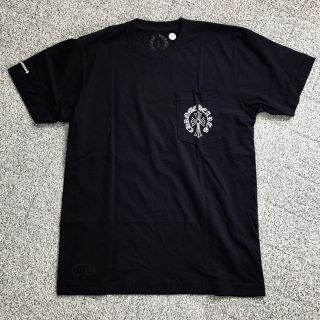 クロムハーツ(Chrome Hearts)のクロムハーツ ヘアリークロス&ホースシュー Tシャツ 黒 M ブラック(Tシャツ/カットソー(半袖/袖なし))