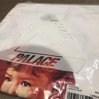 Lサイズ パレス / palace munchy t-shirt ホワイトの通販 by よし's