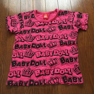 ベビードール(BABYDOLL)のmimiプロフ必読様 専用  ベビードール Tシャツ 120 ピンク 半袖(Tシャツ/カットソー)