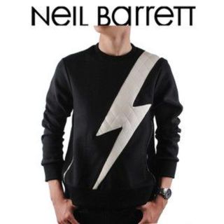 中古美品NEIL BARETTキルティングレザーネオプレンサンダースウエット