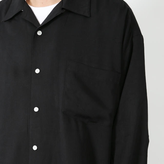 FREAK'S STORE(フリークスストア)の スーパービッグシルエット オープンカラー 長袖シャツ メンズのトップス(シャツ)の商品写真