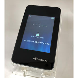 エルジーエレクトロニクス(LG Electronics)のdocomo ドコモ L-01G ブラック Wi-Fi STATION 本体のみ(PC周辺機器)