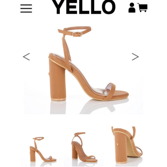 YELLO SHAMANITE SABOT HEELS Sサイズ　星あや