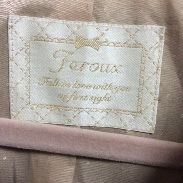 Feroux(フェルゥ)のFeroux❤︎コート    新品！ レディースのジャケット/アウター(ロングコート)の商品写真