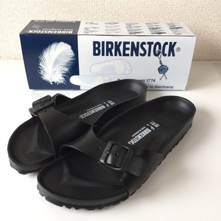 ビルケンシュトック(BIRKENSTOCK)の新品 BIRKENSTOCK マドリッド EVA 黒 40(サンダル)