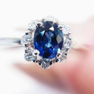 スタージュエリー(STAR JEWELRY)のみたらし様専用です✨プラチナ サファイア ダイヤモンドリング pt950 誕生石(リング(指輪))