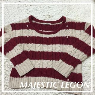 マジェスティックレゴン(MAJESTIC LEGON)のMAJESTIC LEGON▽ニット(ニット/セーター)