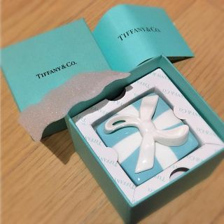 ティファニー(Tiffany & Co.)のティファニー ミニ ブルーボウ ボックス(小物入れ)