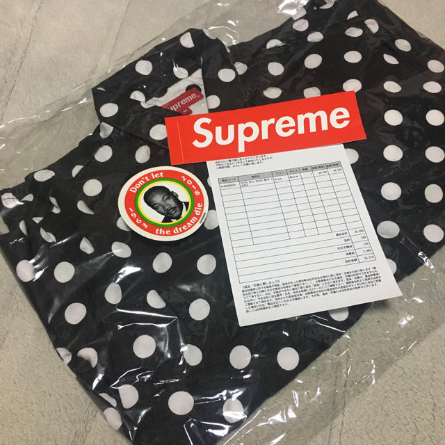 いします〖 Supreme - supreme polka dots rayon work jacketの通販 by ik72's shop｜シュプリームならラクマ ⊫ャケット