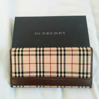 バーバリー(BURBERRY)のMINMI0529様専用 バーバリー 長財布  がま口 ベージュ 激安(財布)