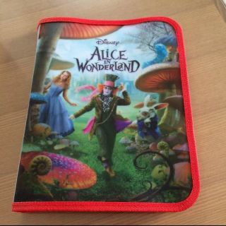 【未使用品】ALICE IN WONDERLAND ファスナーケース 購入特典(クリアファイル)