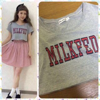 ミルクフェド(MILKFED.)のmilkfed♡Tシャツ(Tシャツ(半袖/袖なし))