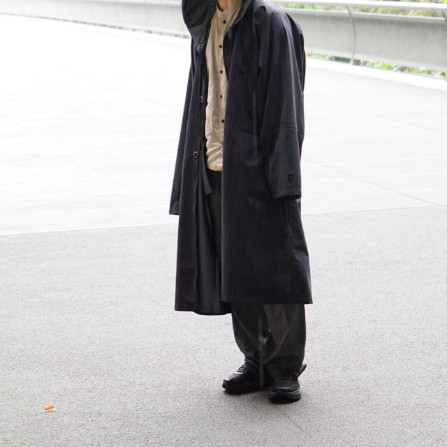 SUNSEA(サンシー)のsunsea 17ss jedi coat black size3 メンズのジャケット/アウター(トレンチコート)の商品写真