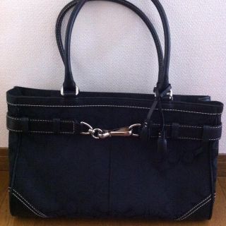 コーチ(COACH)のCOACH ブラックトート 袋付き♪(トートバッグ)