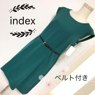 インデックス(INDEX)のindex ワンピース(ひざ丈ワンピース)