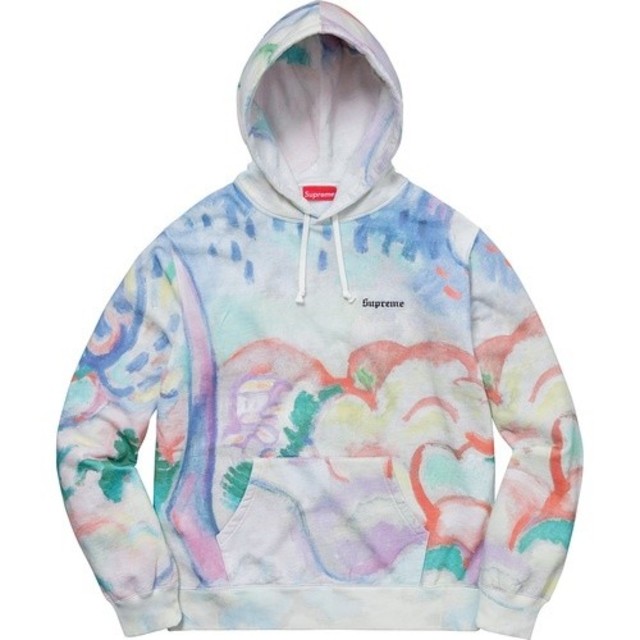 【M】Supreme Landscape Hooded Sweatshirt